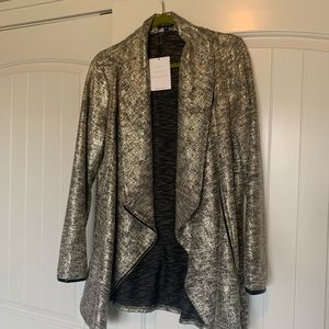 NWT* Stella & Dot metallic Rebel Moto Jacket